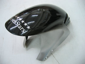 Amotopart 2005–2006 Honda CBR600RR Schwarz-Silber-Akzent-Verkleidungsset