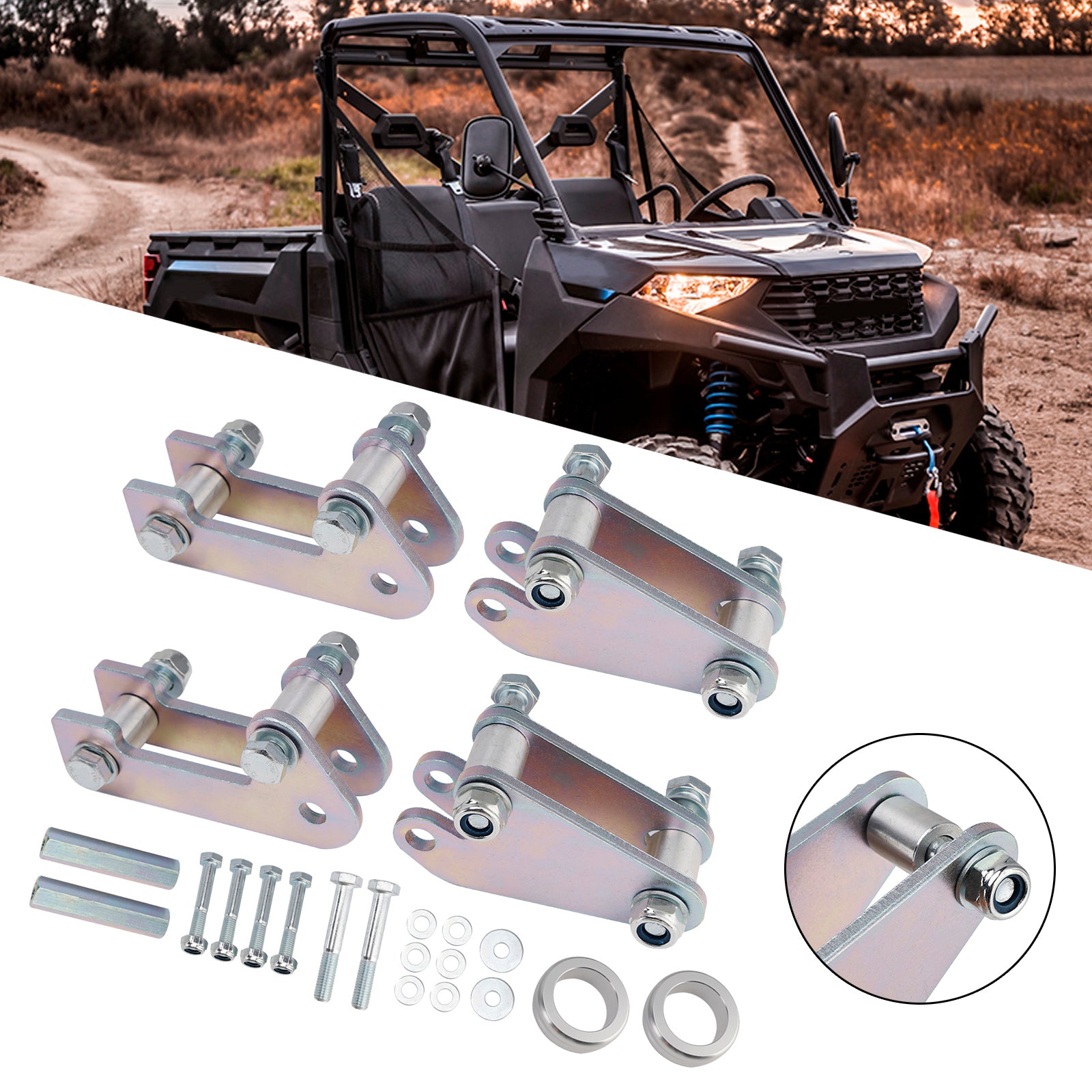 Polaris Ranger Xp 1000 18-25 Lift Kit 3 Inches Front & Rear Rise Suspension