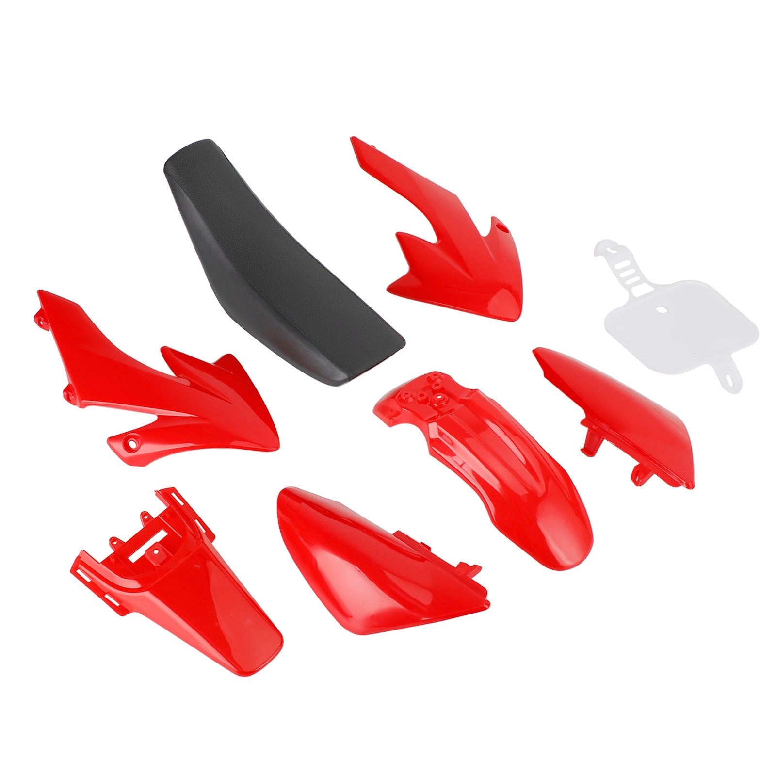 50Cc 110Cc 125Cc 140Cc Plastic 4-stroke Honda CRF50 Pit Off-Road Bike Set Mudguard Seat