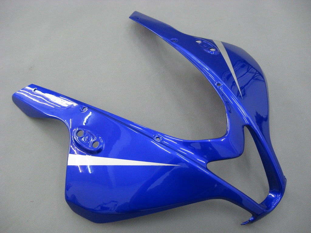 Amotopart 2007-2008 Honda CBR600RR Kit de carenado azul y plateado