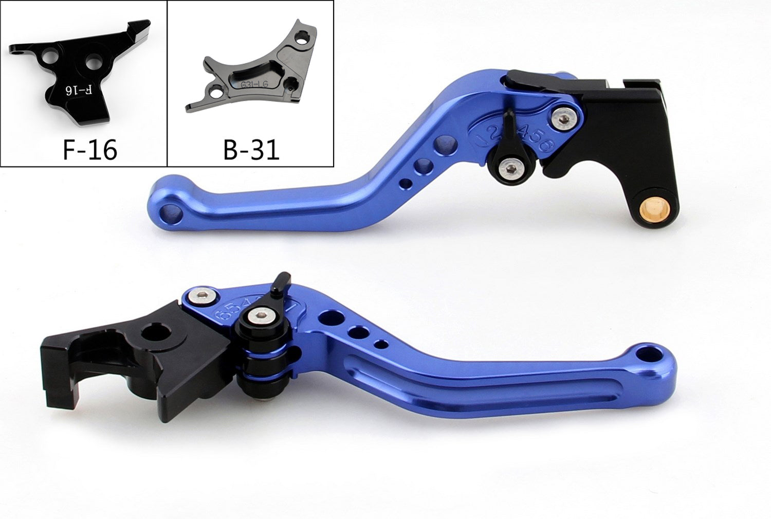 17-18 Kawasaki Short Adjustable Brake Clutch Levers