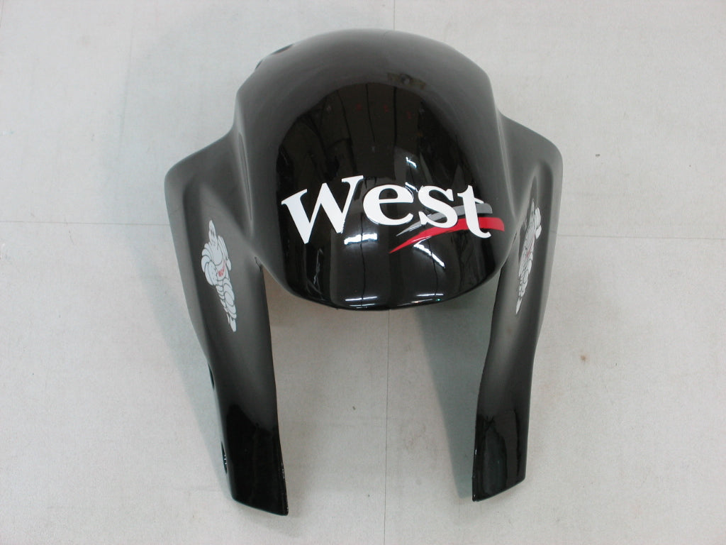 Amotopart 2005-2006 Honda CBR600RR Kit carena stile 1 in bianco e nero