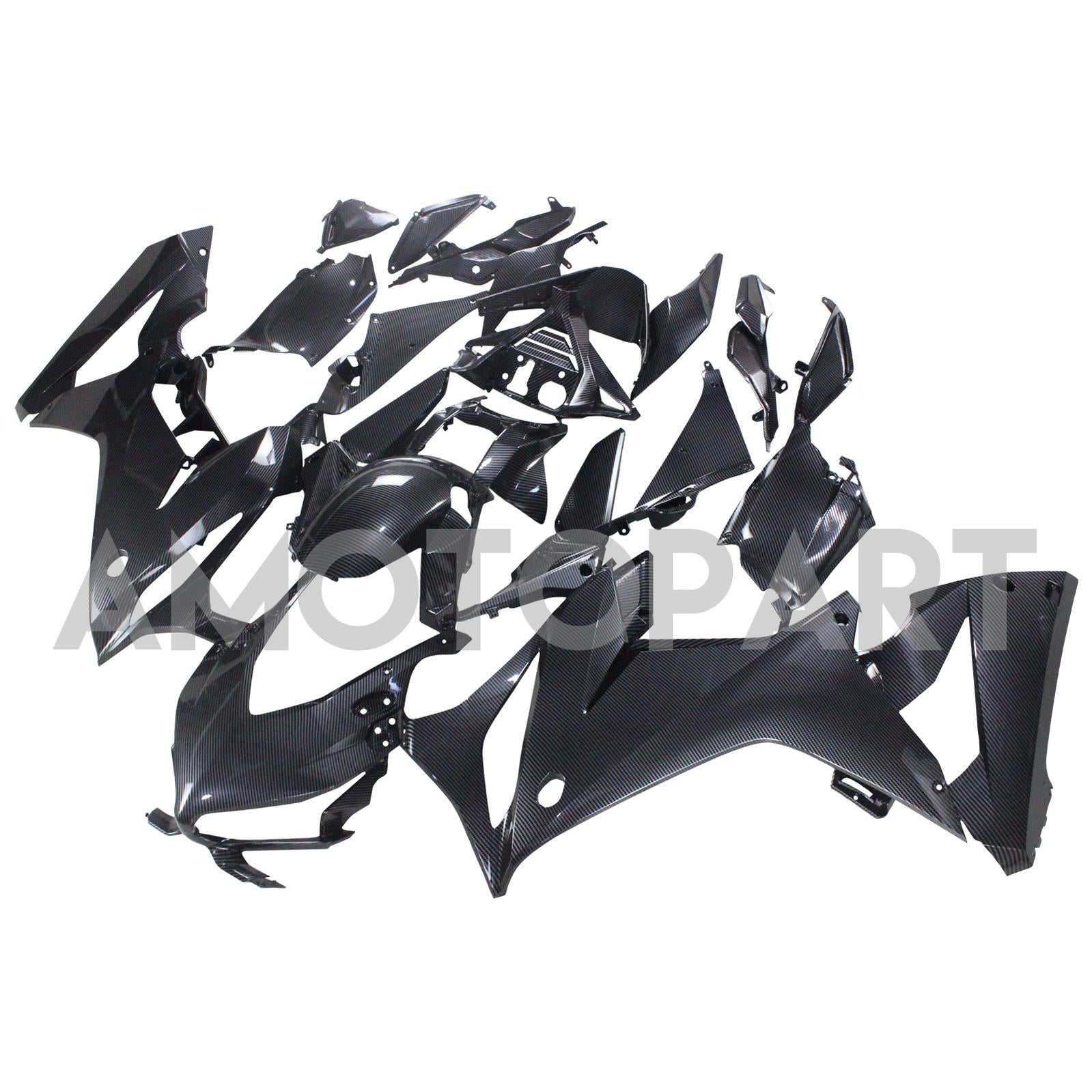 Amotopart Honda CBR650R 2021-2023 Carbon Fiber Black Fairing Kit