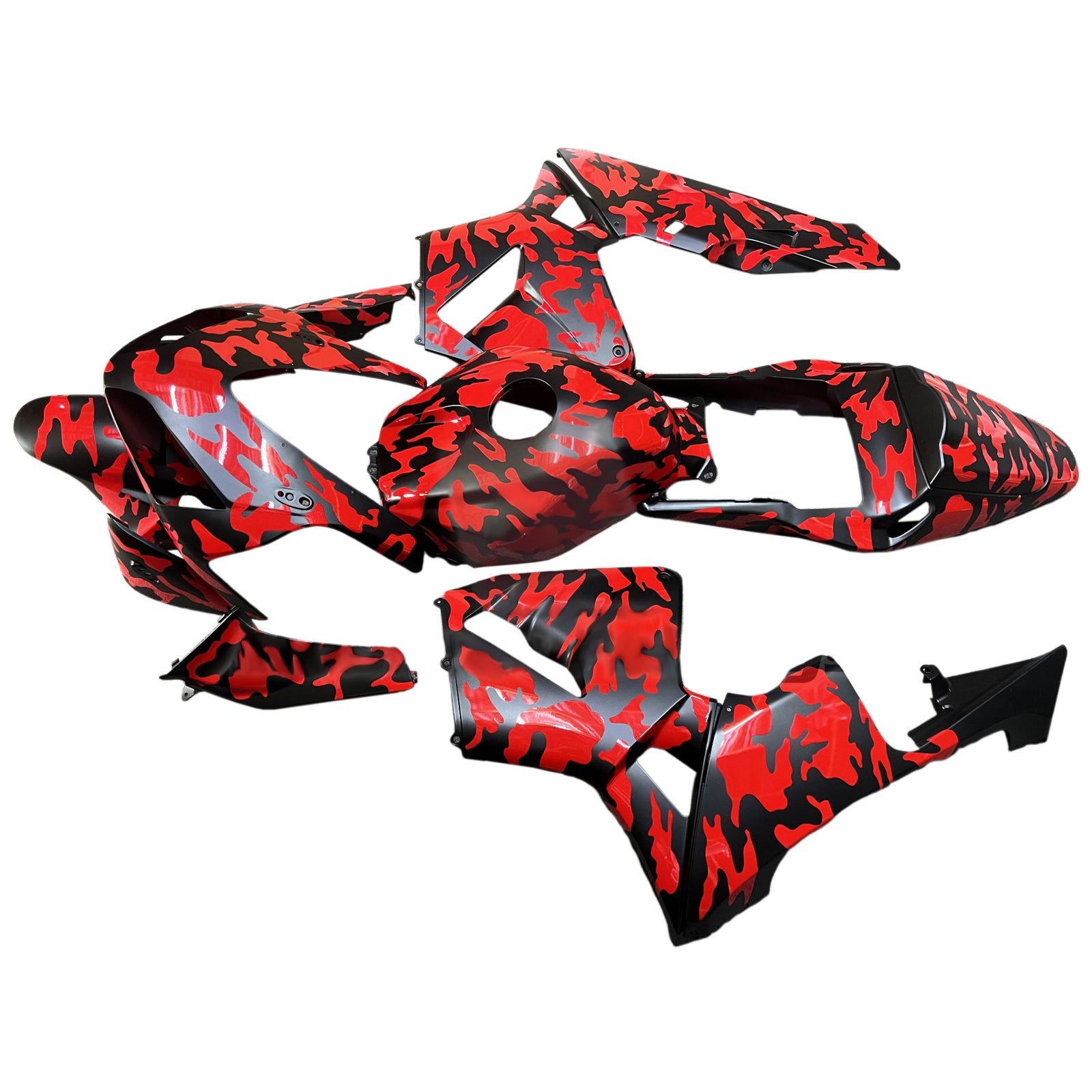 AMOTOPART 2003-2004 Honda CBR600RR Red Black Fairing Kit