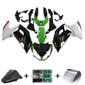 Amotopart 2012-2016 Kawasaki ER6F/Ninja650 Black Green White Fairing Kit