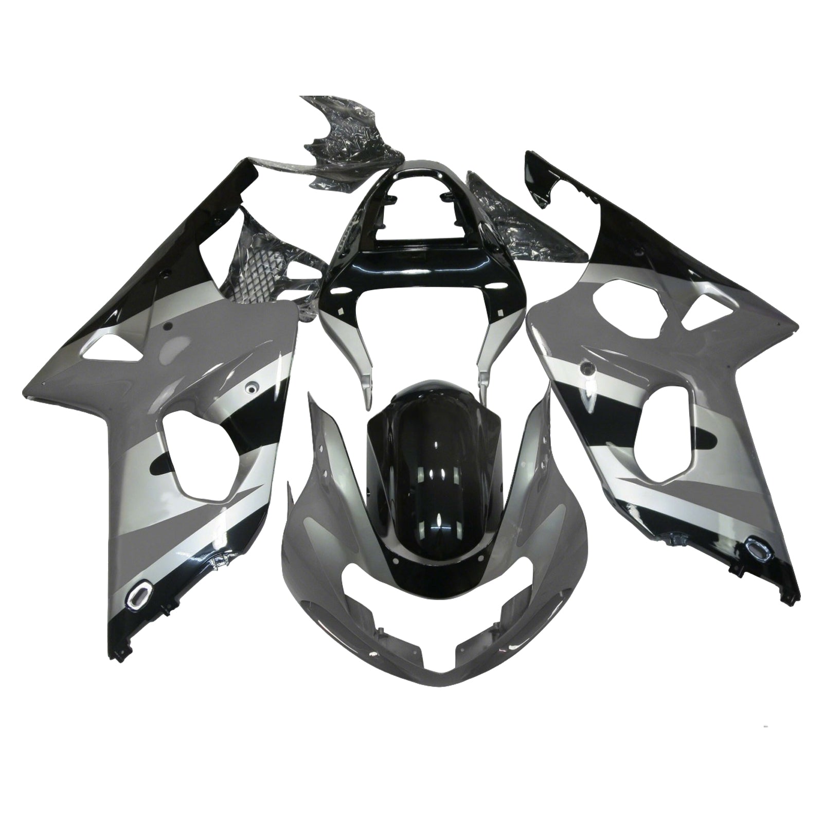 Amotopart 2000-2002 Suzuki GSXR1000 Gray Fairing Kit
