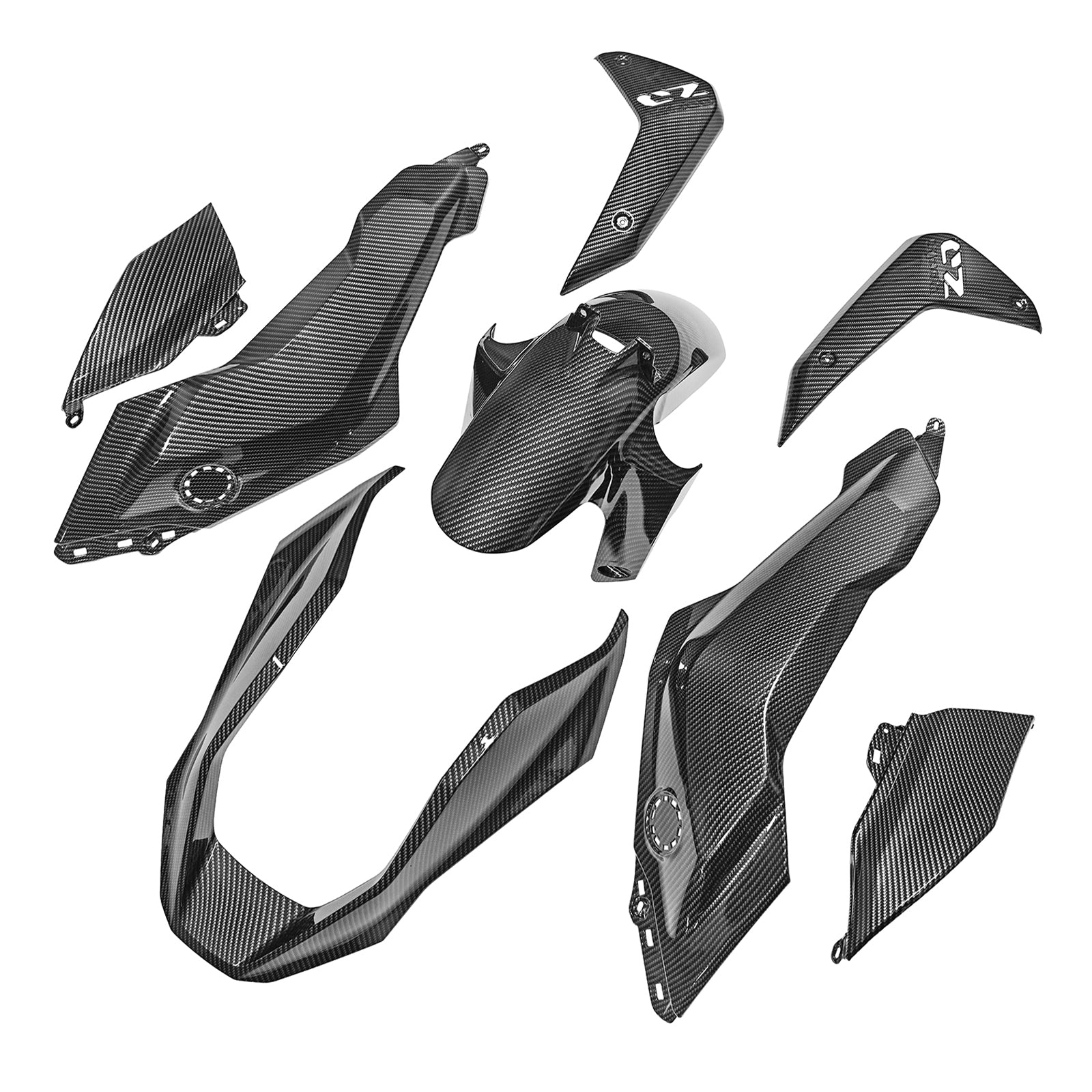 Amotopart 2024-2025 BMW R1300GS Carbon Fiber Style Fairing Kit