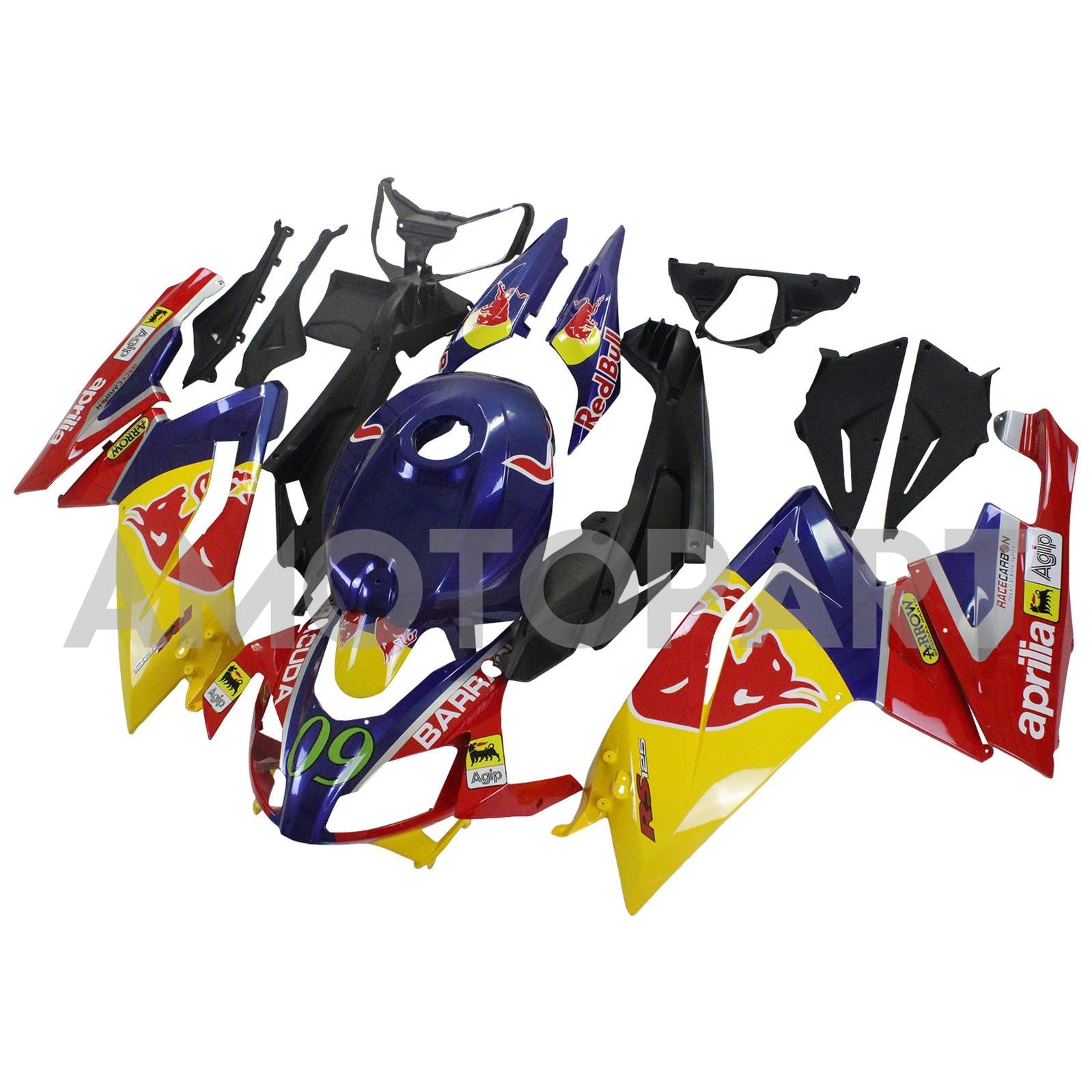 Amotopart 2006-2011 RS125 Red Blue  Yellow Fairing Kit