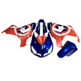 Amotopart 2006-2011 Kawasaki ZX14R ZZR1400 Orange Blue & Star Fairing Kit