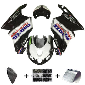Amotopart 2003 2004 Ducati 999 749 Black&White Style2 Fairing Kit