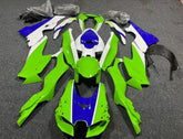 Amotopart 2021-2024 Kit carena Kawasaki ZX 10RR ZX 10R Bianco Blu Verde