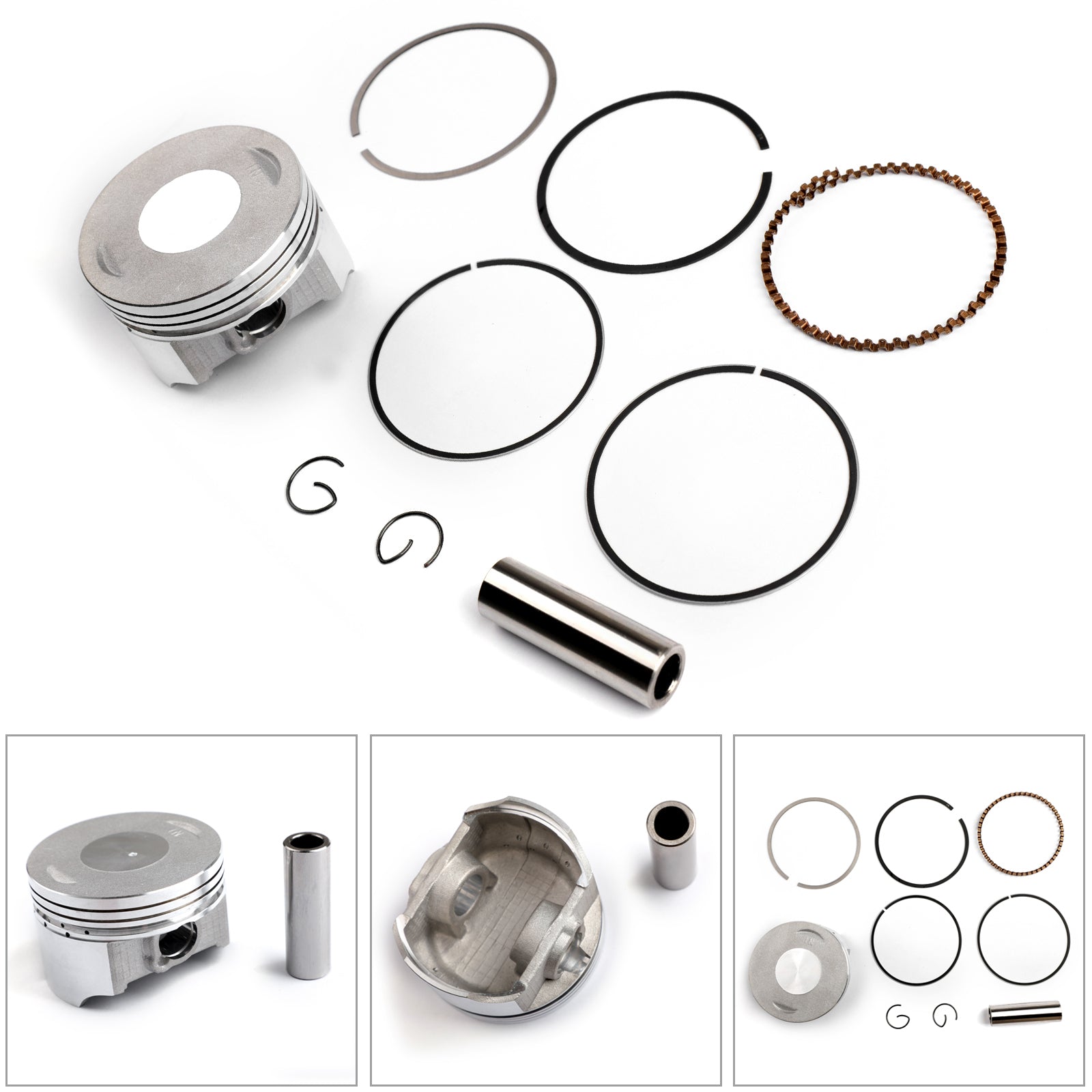 'Siège de piston +0,50 mm - Taille d'alésage ?66,00 mm pour Honda XL200 XR200R XR200 1980-2002