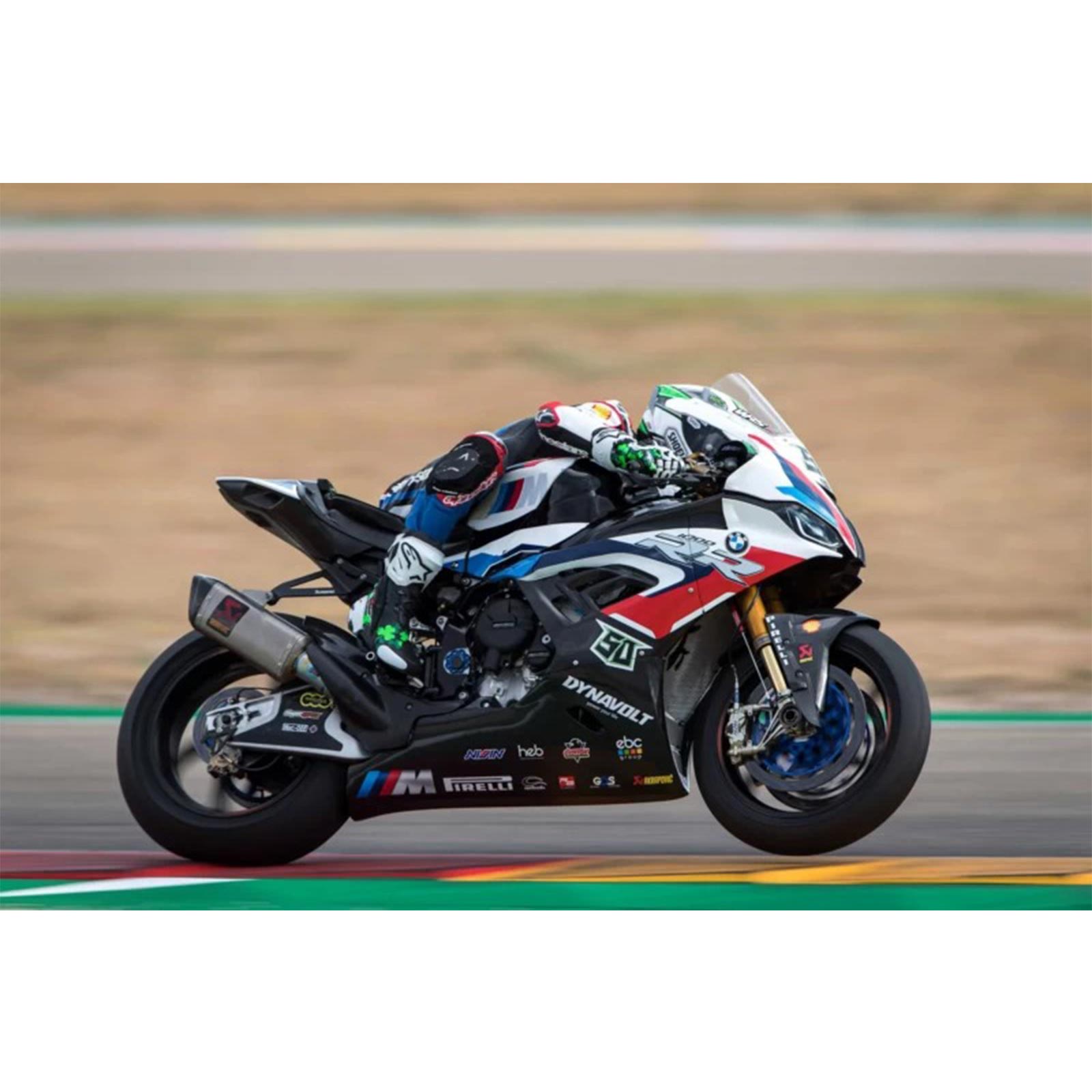 Amotopart BMW S1000RR 2019-2022 ブルー & レッド スタイル 6 フェアリング キット