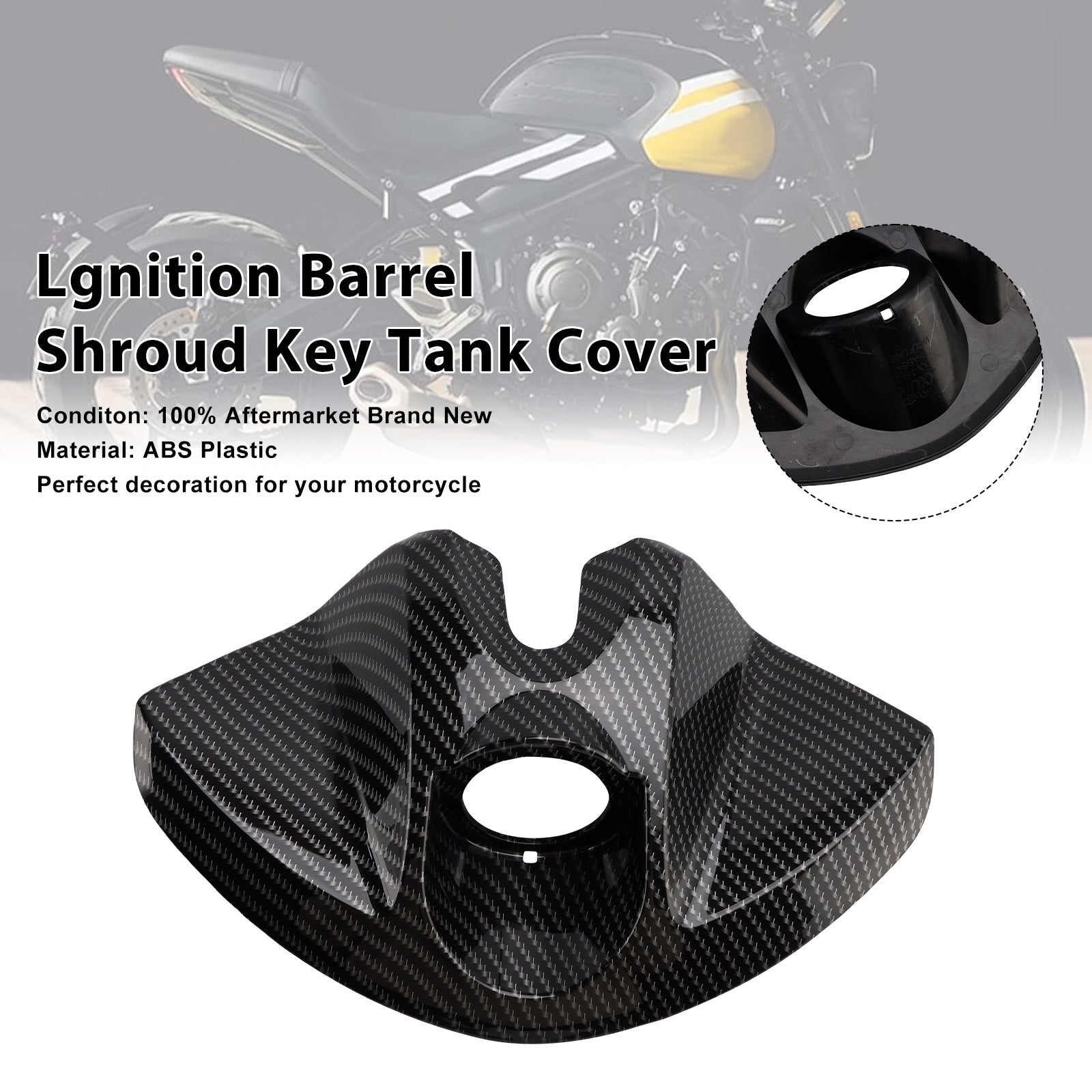 Trident 660 2022-2025 Lgnition Barrel Shroud Key Tank Cover