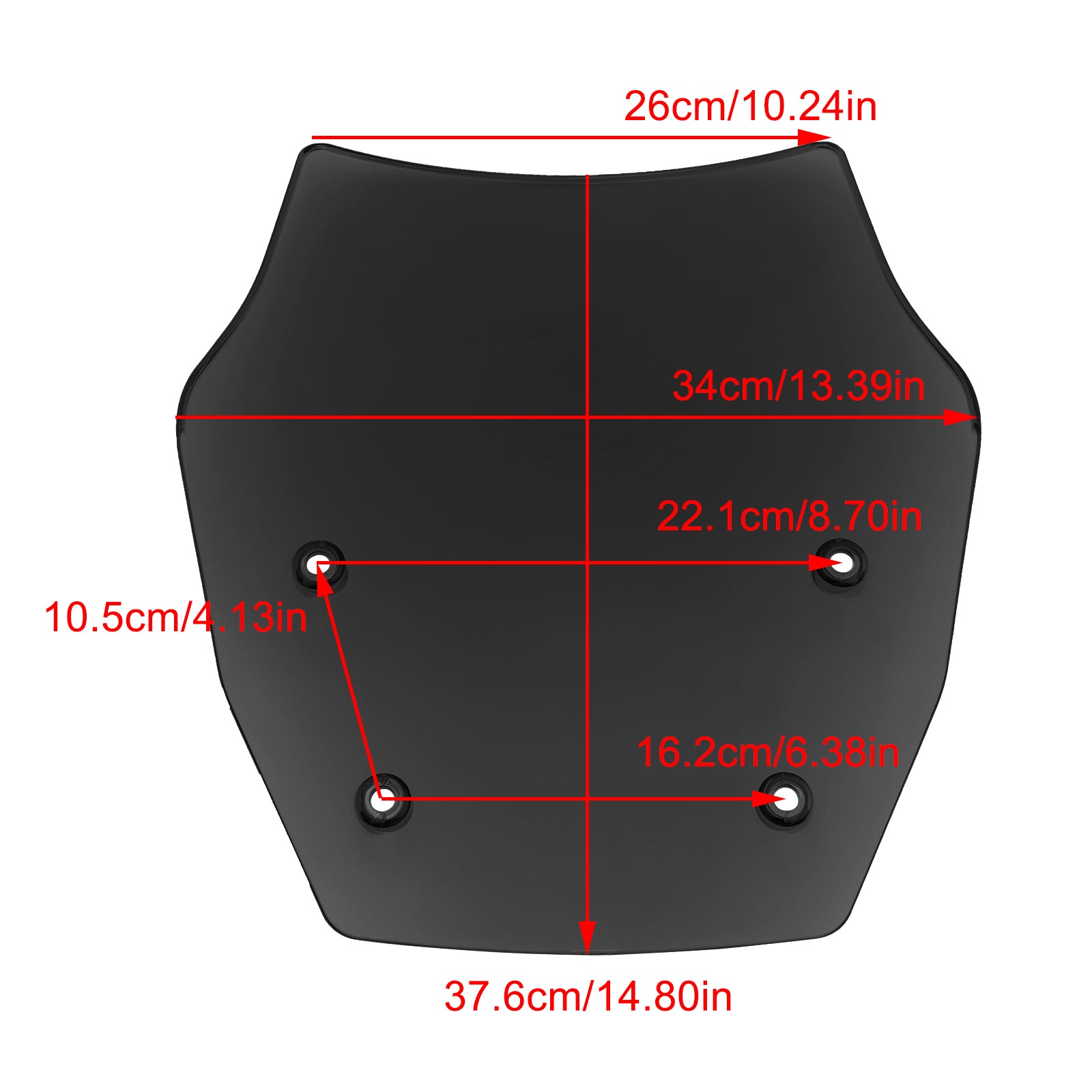 2024 BMW R1300GS Strålkastare vindrutan täcker vindrutan vindrutan