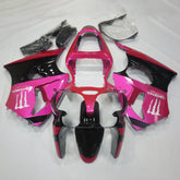 Amotopart ZX6R 636 2000-2002 ZZR600 2005-2008 Kawasaki Pink&Black Fairing Kit