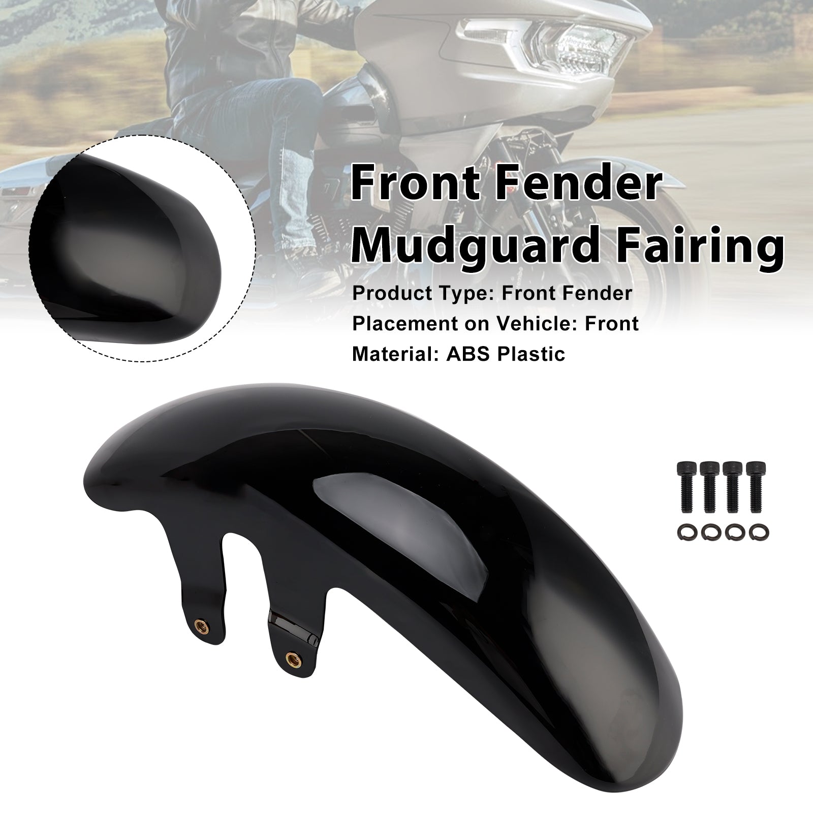 23-25 Touring CVO Road Glide / Street Glide  Front Fender Mudguard Fairing