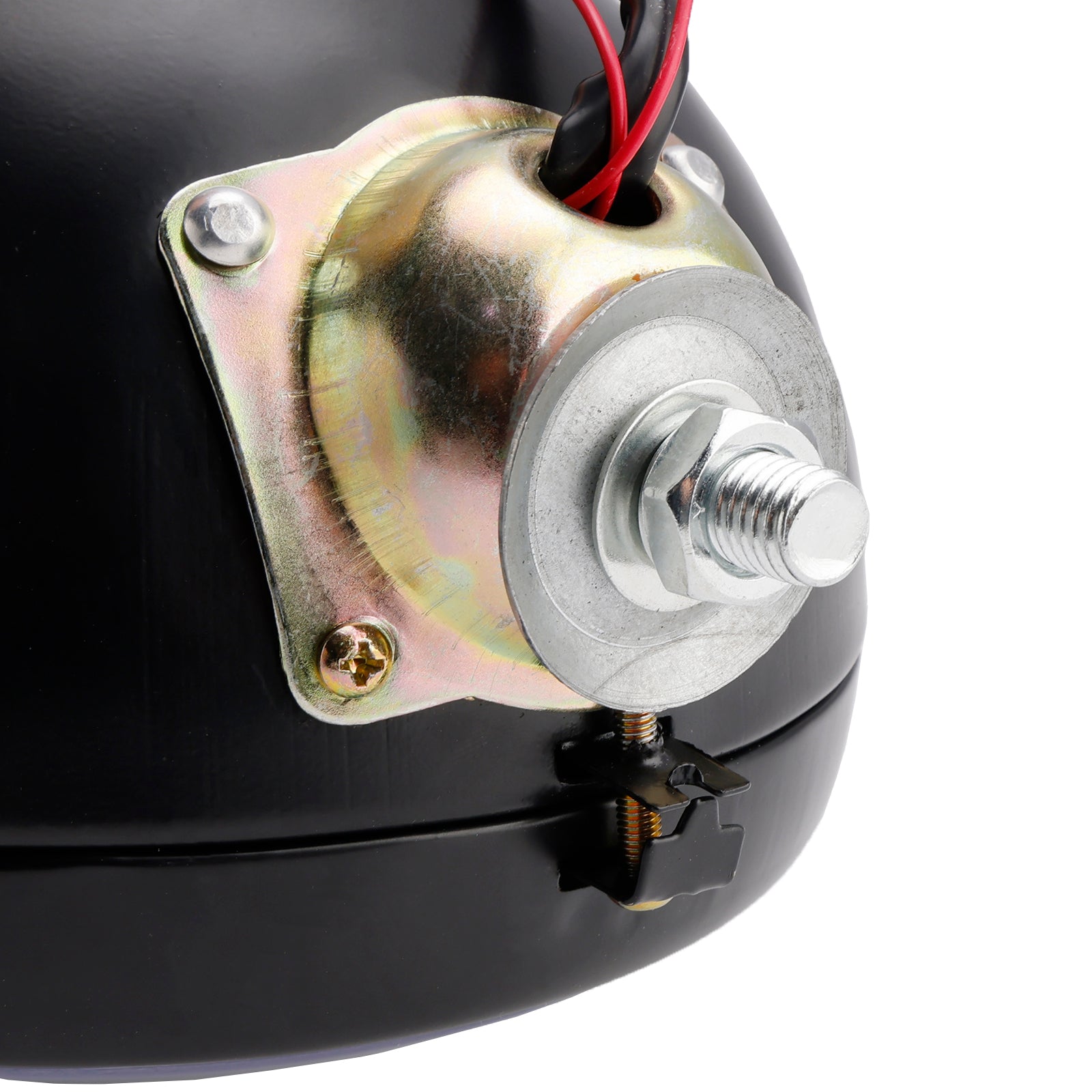 Racer Bobber Chopper Multifunctional Beam Headlight Lamp Custom Black #84