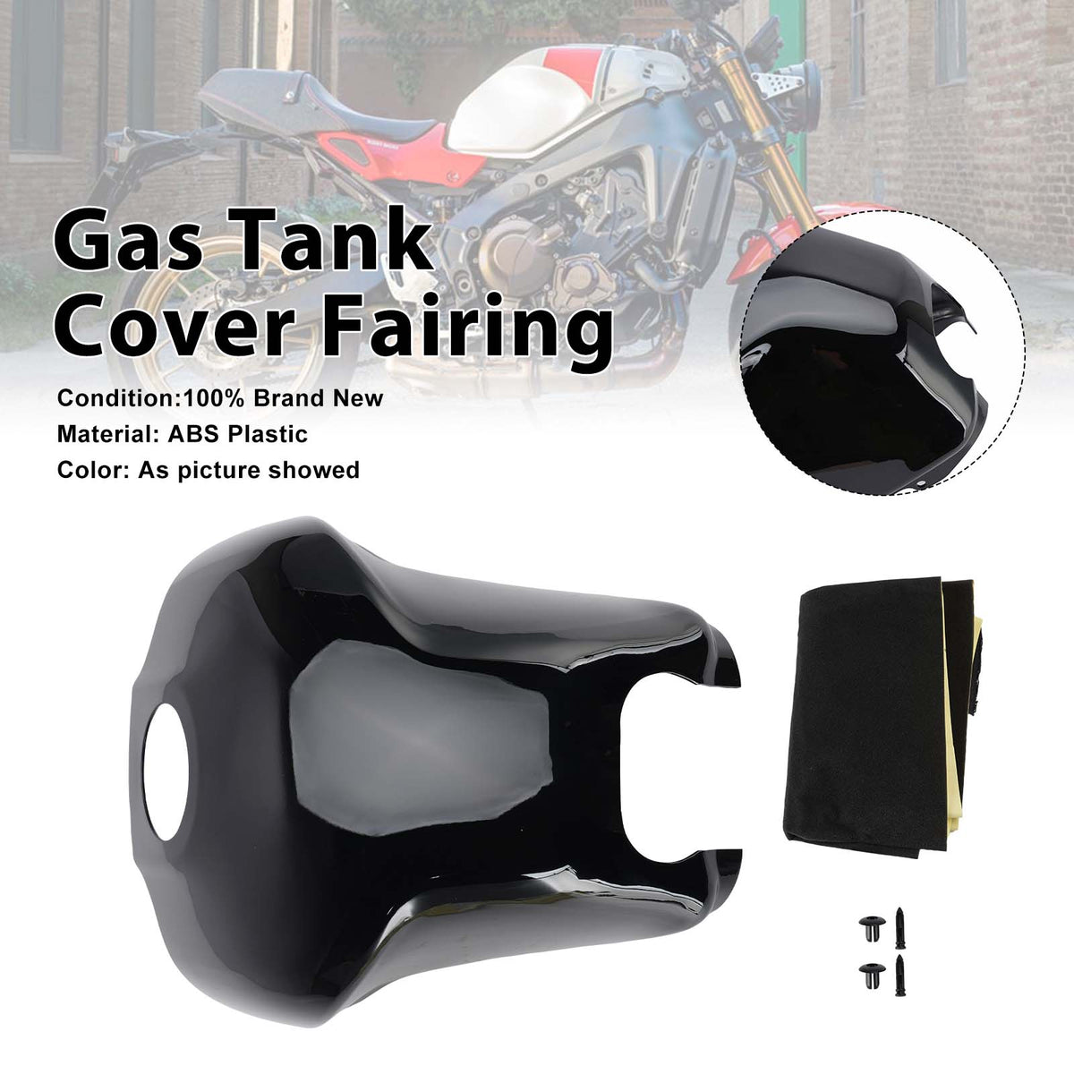 2022-2025 Yamaha XSR900 Rear Gas Tank Cover Fairing Protector