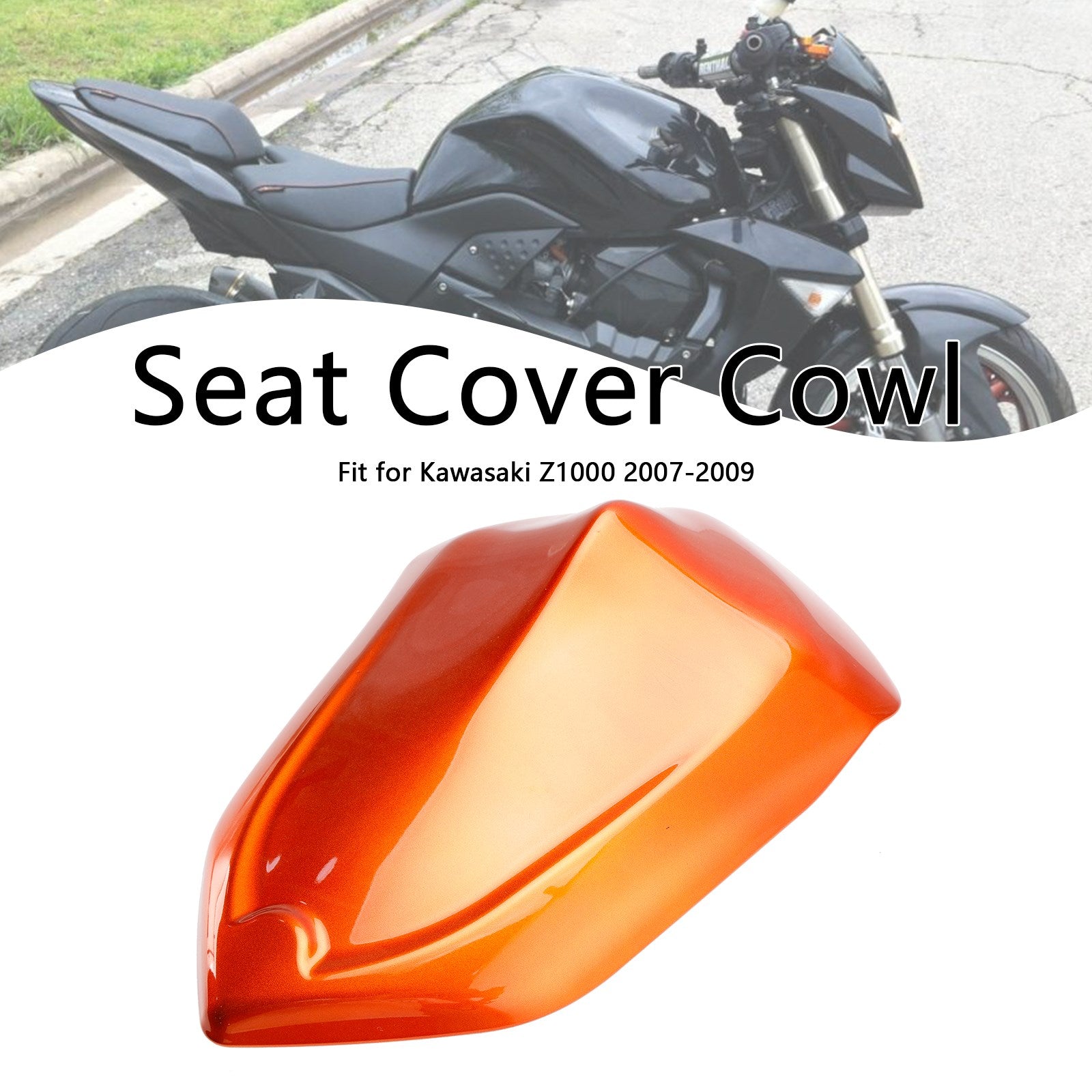 07-09 Kawasaki Z1000 Coda Posteriore Carenatura Copertura Cofano