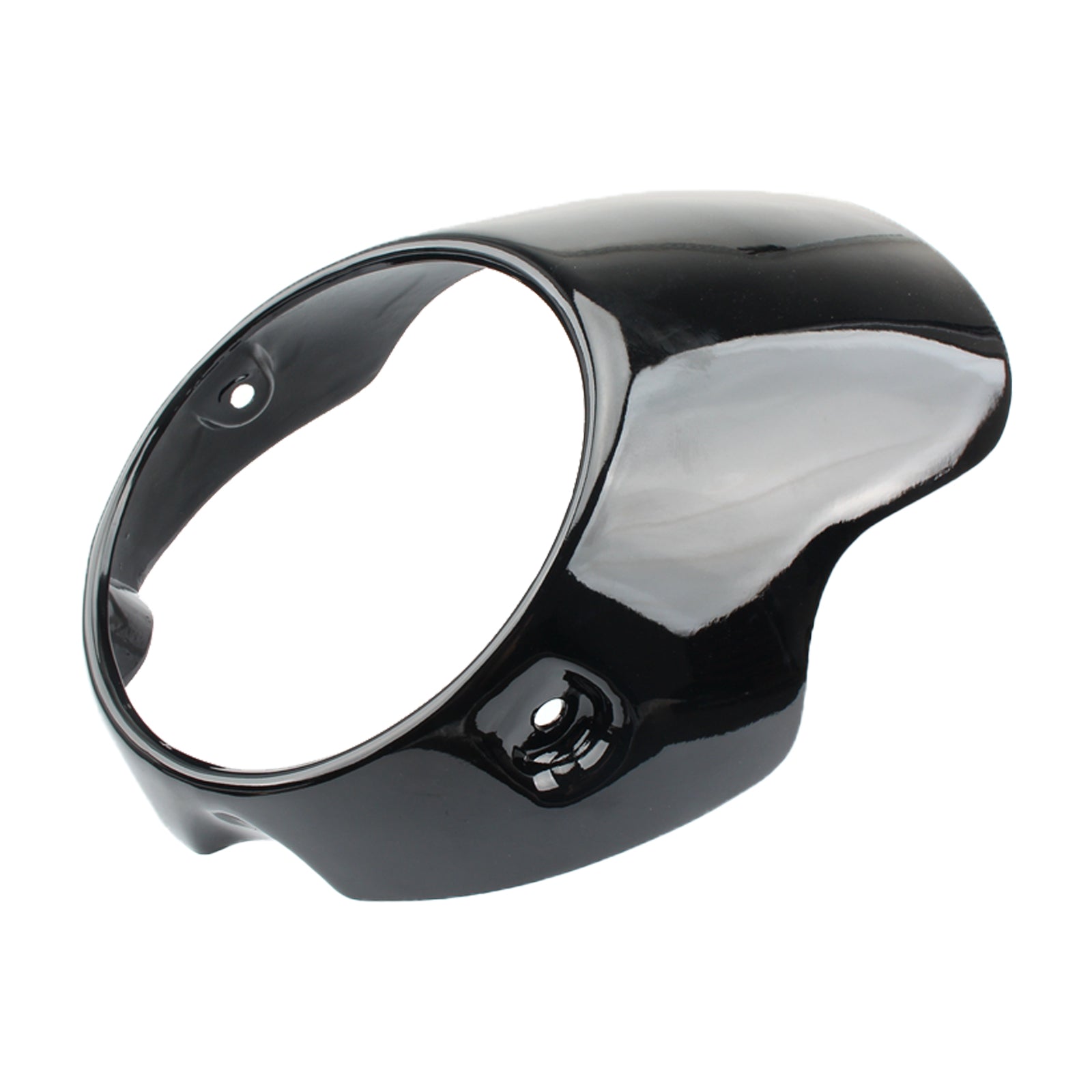 CB150 Bonneville T100 Monster Scheinwerferverkleidung Windschutzscheibenabdeckung glänzend schwarz