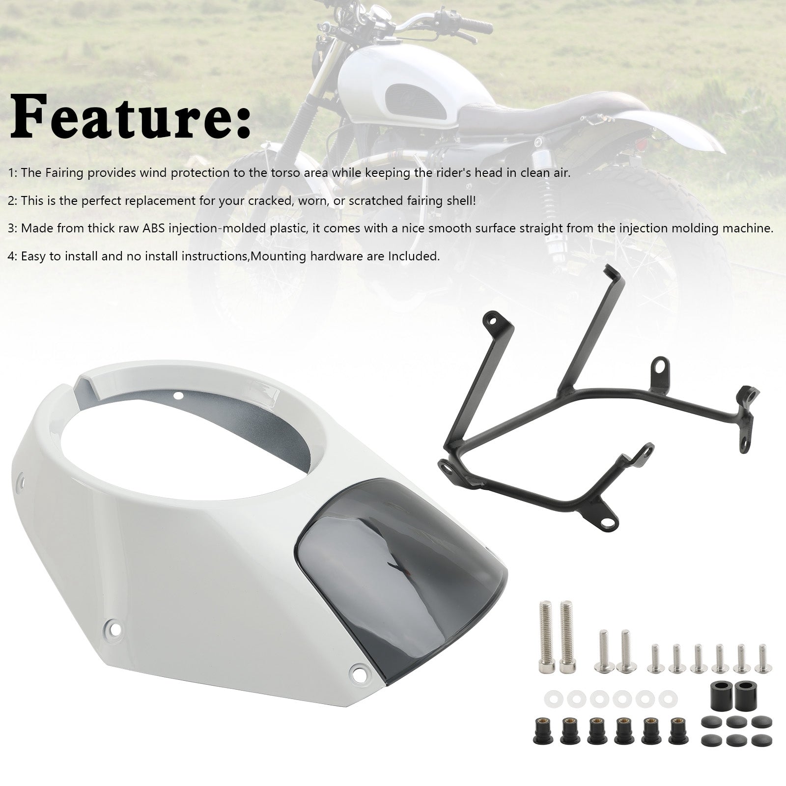 Headlight Windshield Fairing Windscreen For Honda CL300 2023