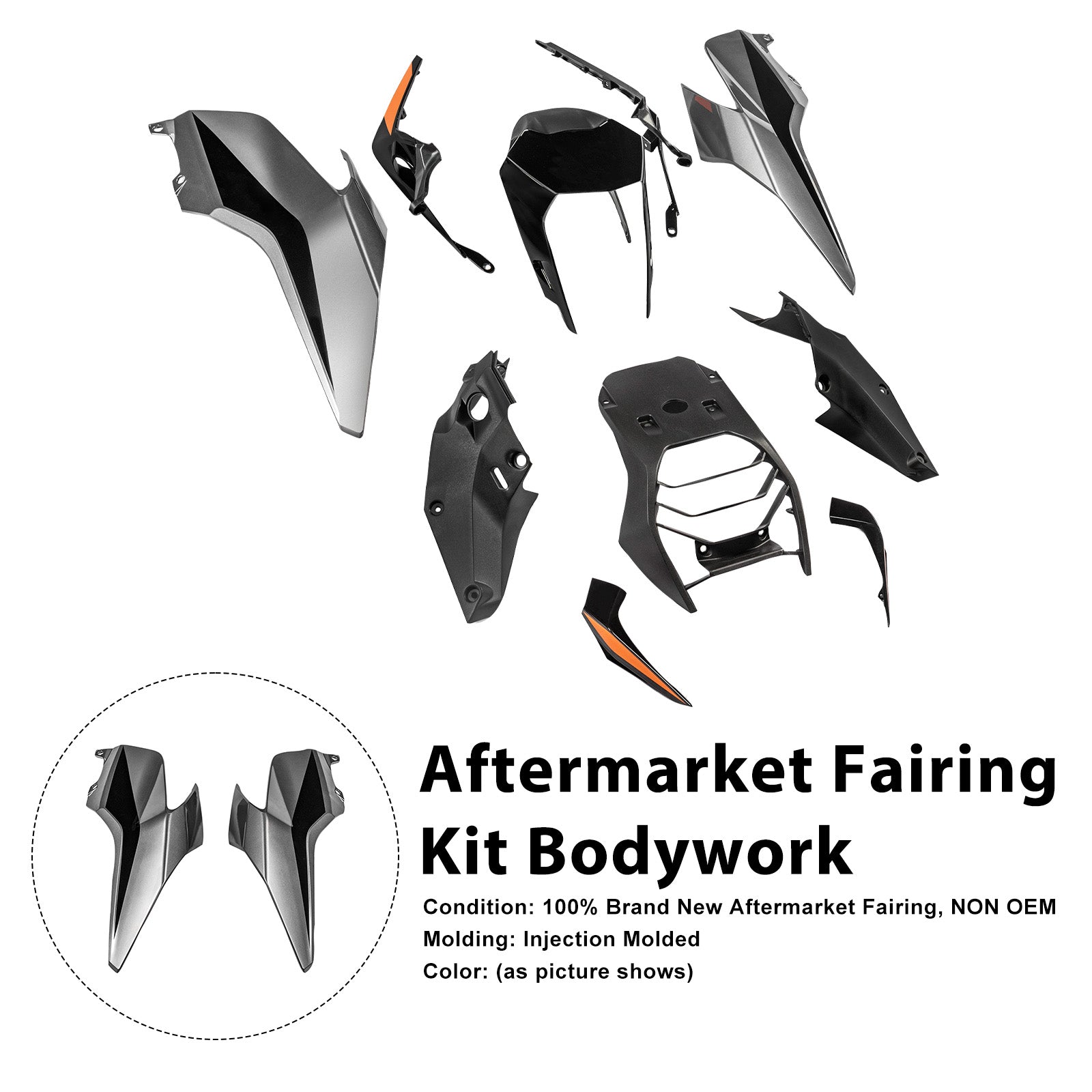 Amotopart 2017-2023 Duke 390 Fairing Kit