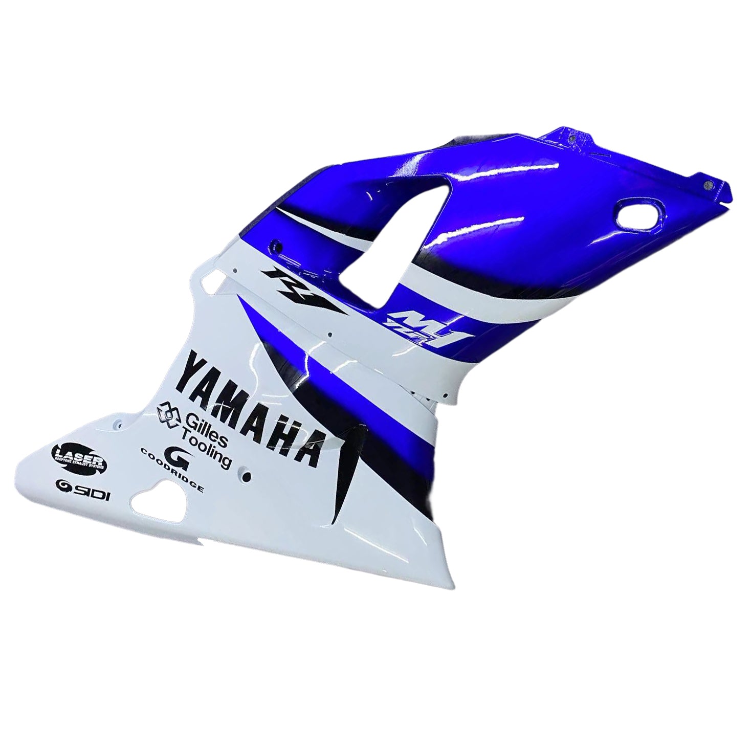 Amotopart 2000-2001 Yamaha YZF 1000 R1 Blue White Fairing Kit