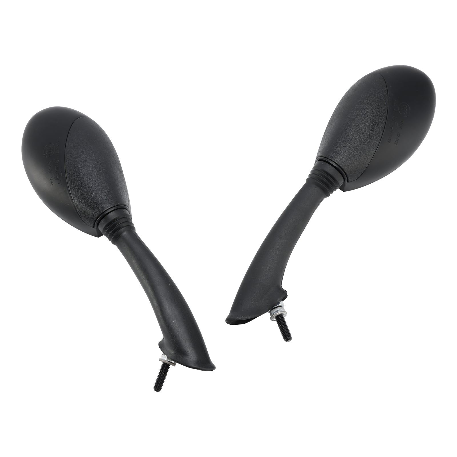 Derbi Boulevard 50 125 150 Piaggio Fly 50-150cc Black Rear View Mirror Pair