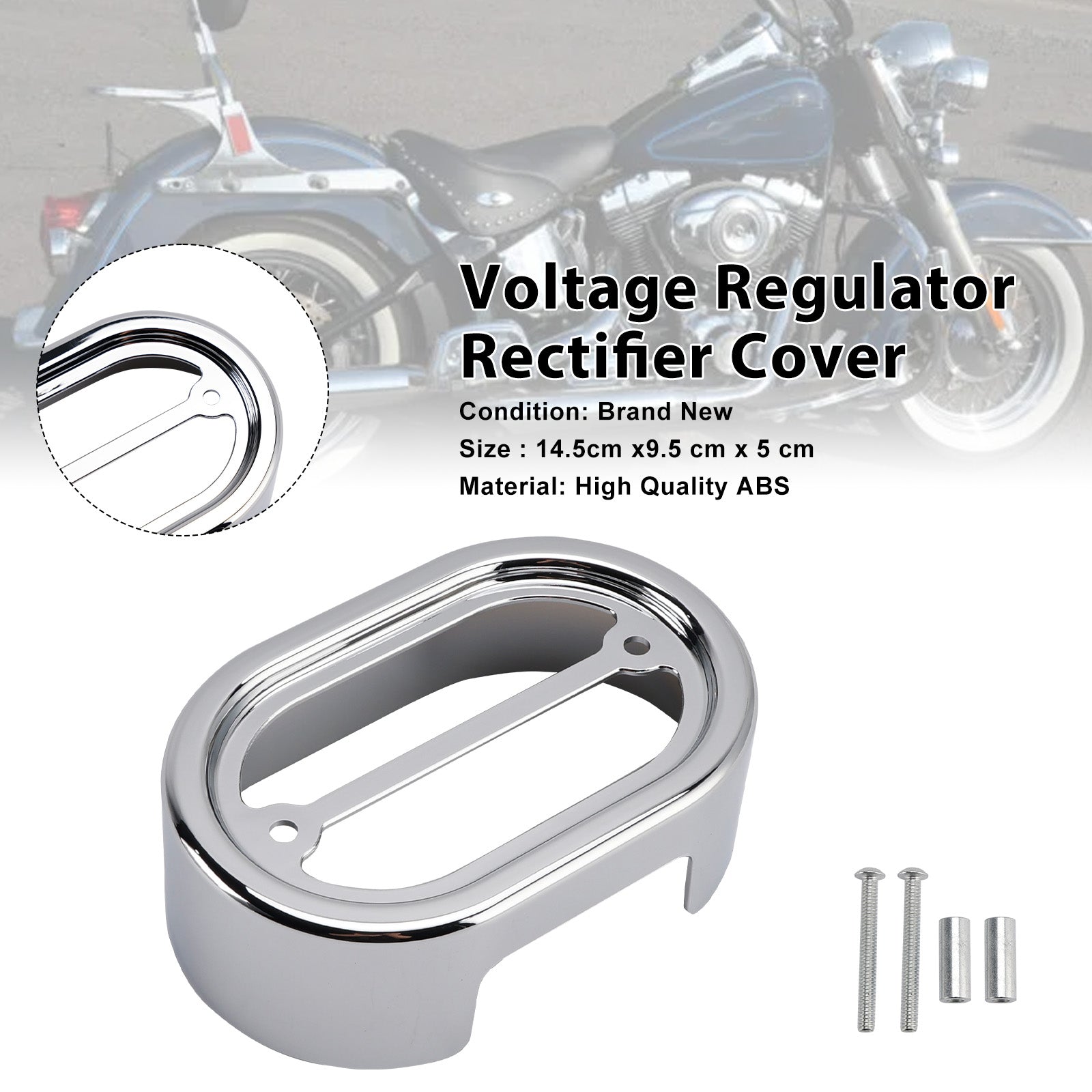 2001-2017 Softail Breakout Voltage Regulator Rectifier Cover