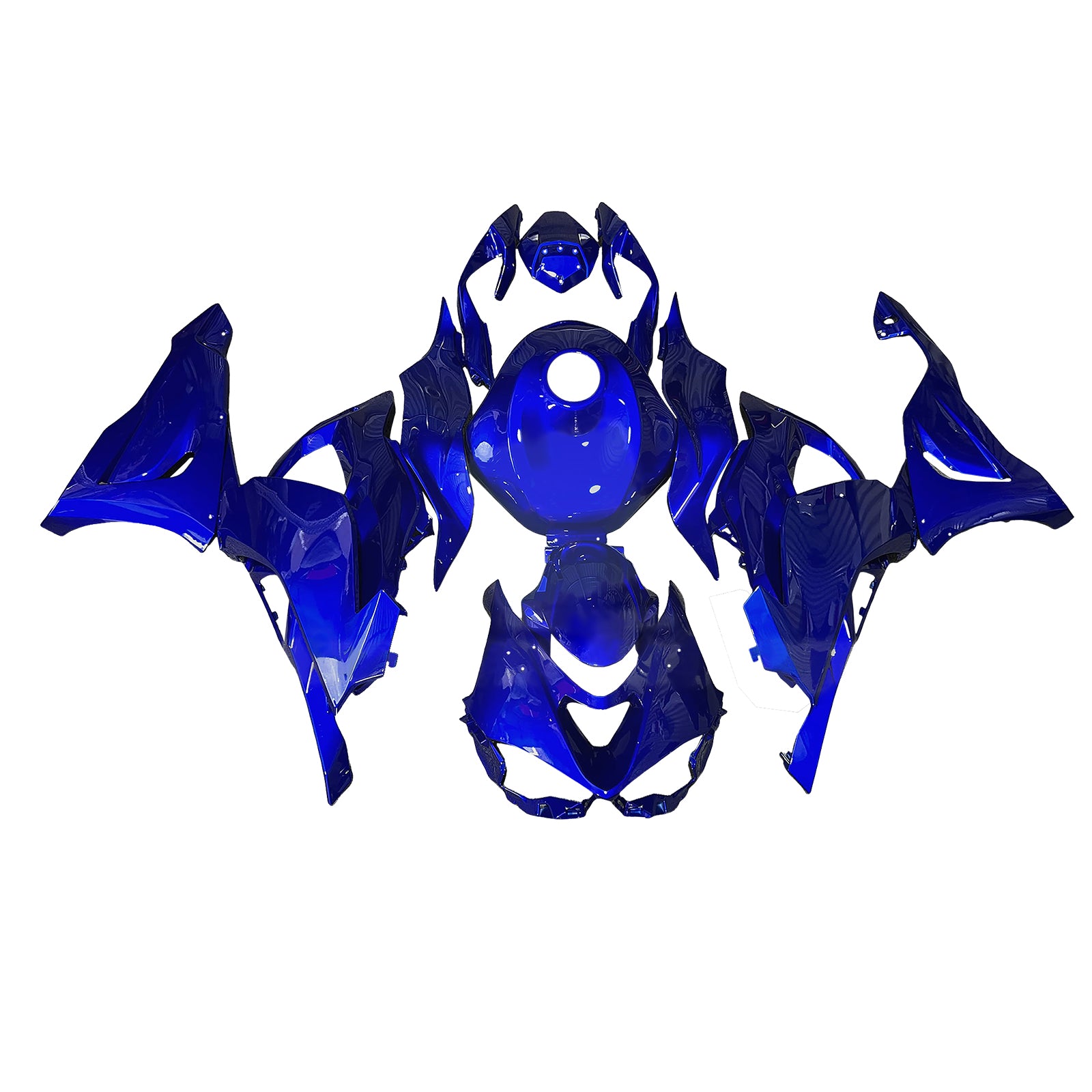 Amotopart 2024-2025 Kawasaki ZX-6R Blue Fairing Kit