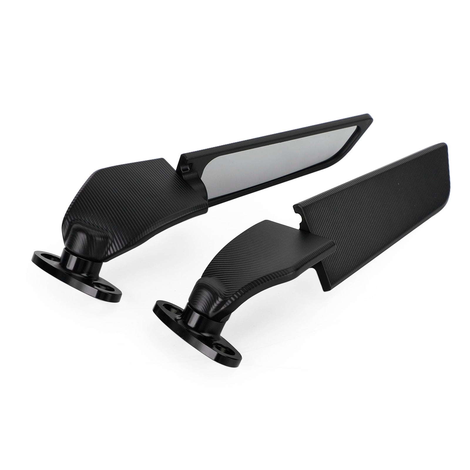 03-11 Honda CBR600F5 Adjustable Wing Fin Rearview Mirrors