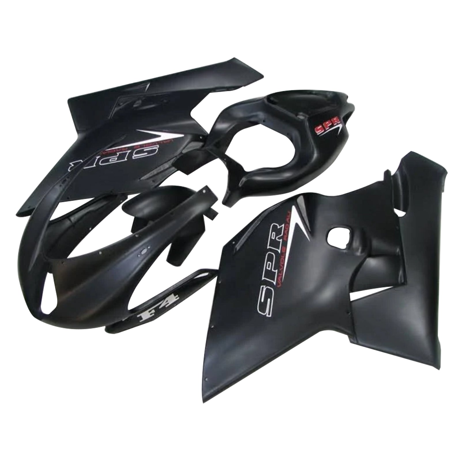 Amotopart 2005-2006 MV Agusta F4 1000 Kit de carenado negro mate