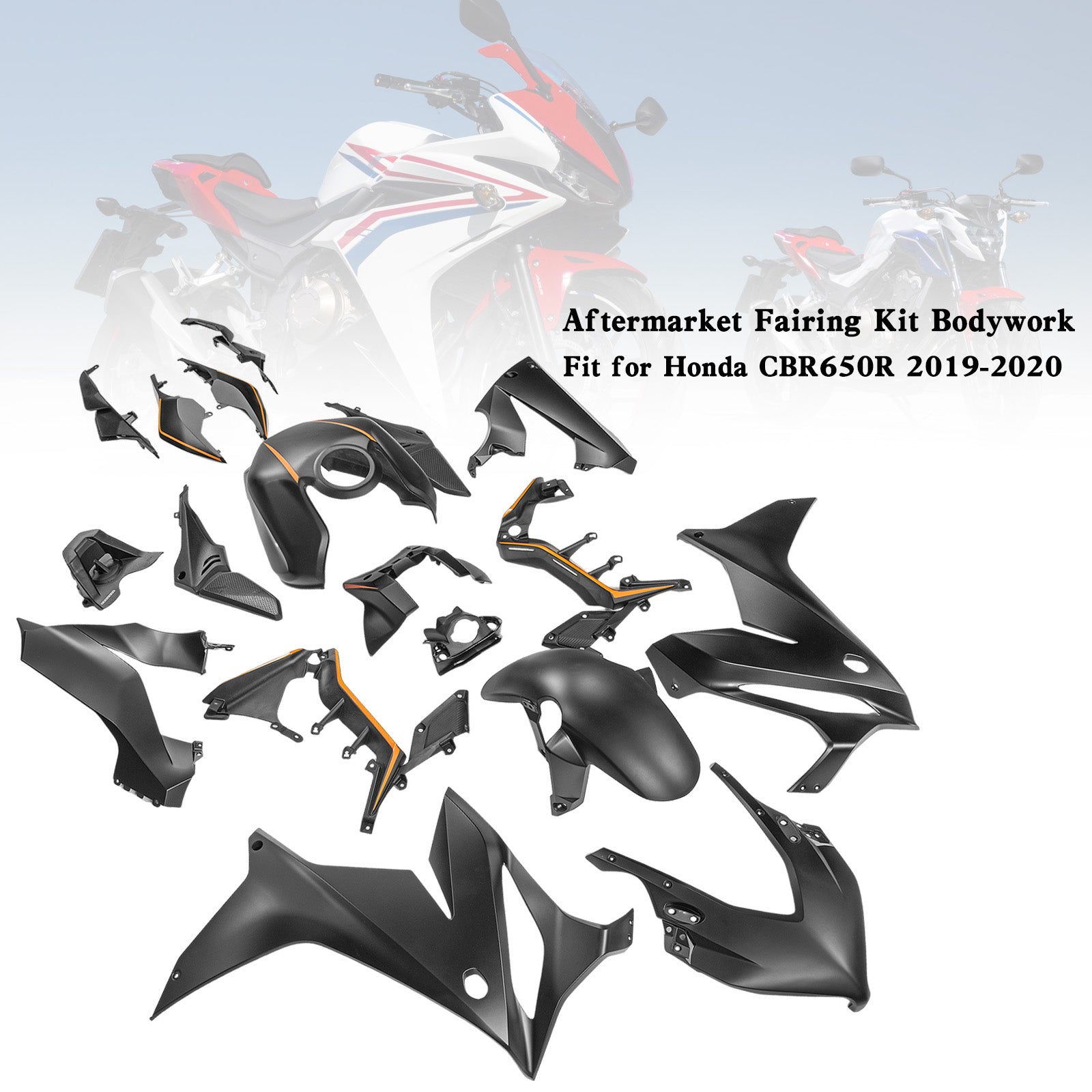 Amotopart 2019-2020 Honda CBR650R Verkleidungskit-Kollektion