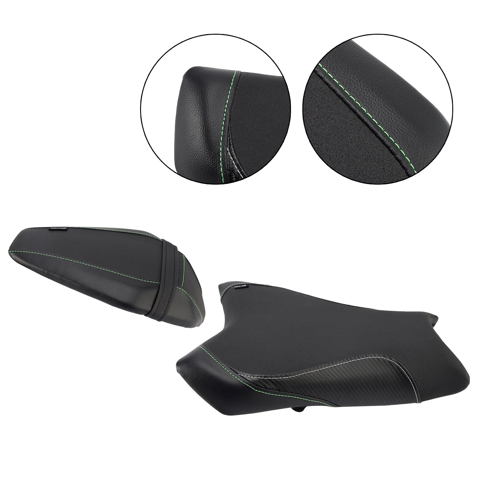 19-25 Kawasaki ZX-6R Pilota ZX 6R&PKit sedile passeggero con cuscino posteriore nero2