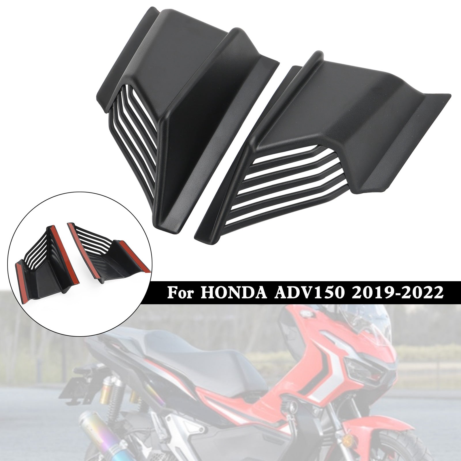 Body Winglet Side Deflector Air Wing Spoiler for HONDA ADV-150 2019-2022