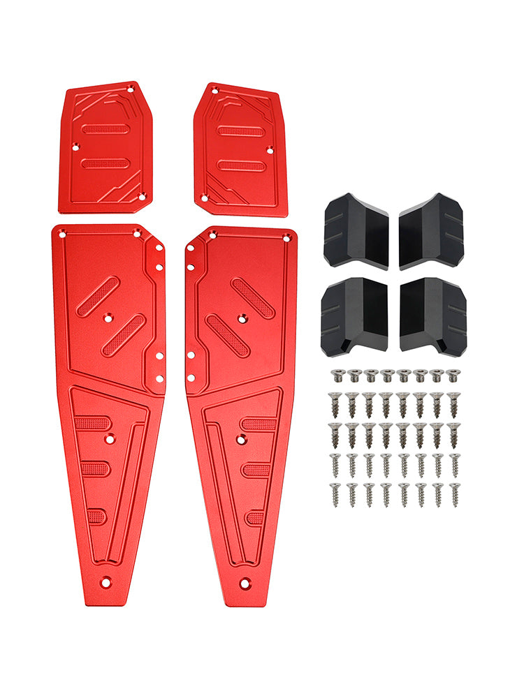 22-23 Aprilia SR GT200 SR GT125 Red Footboard Foot Rest Pad Peg Pedal Plate