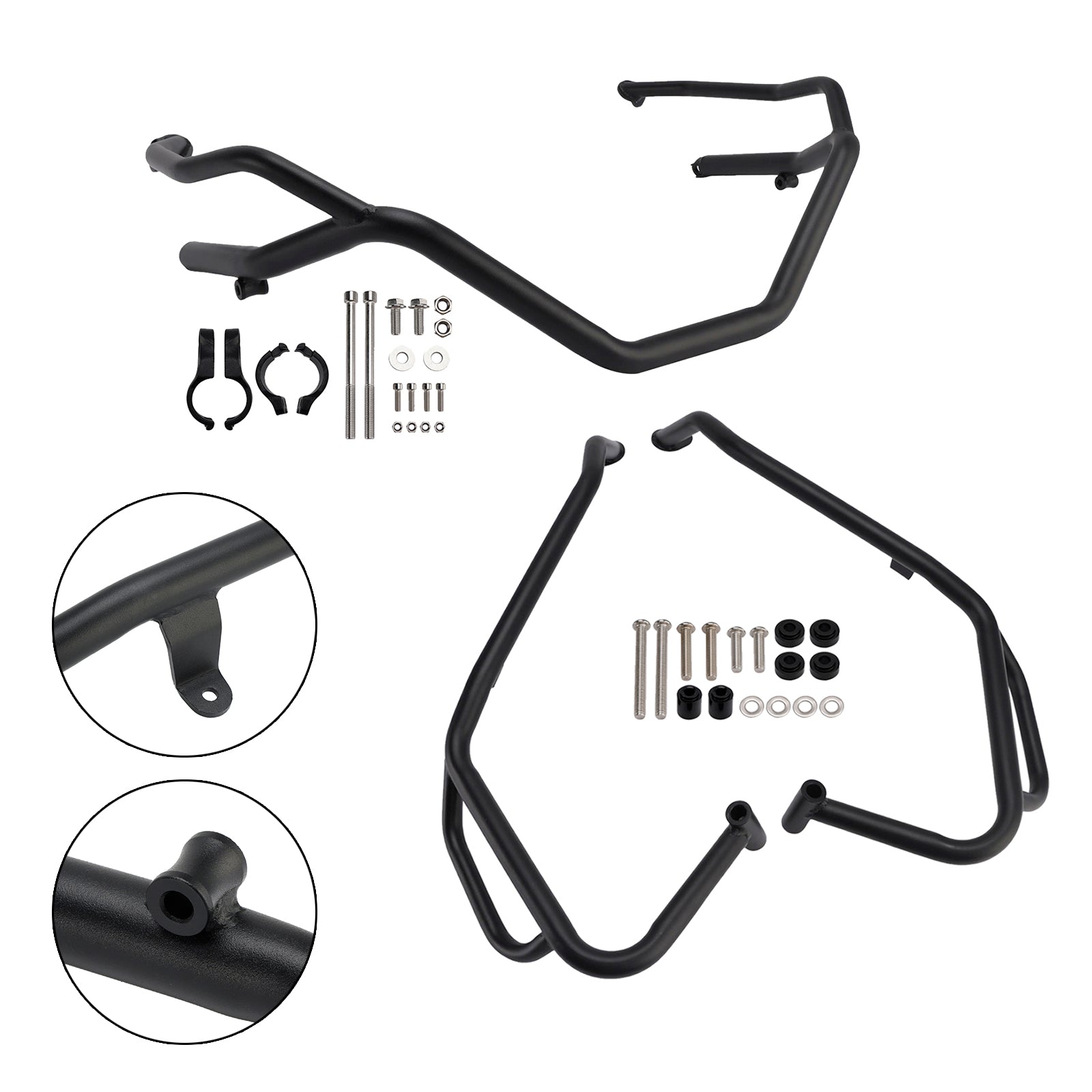 Honda X-Adv 750 2025+ Upper + Lower Engine Guard Frame Crash Bar Kit Black