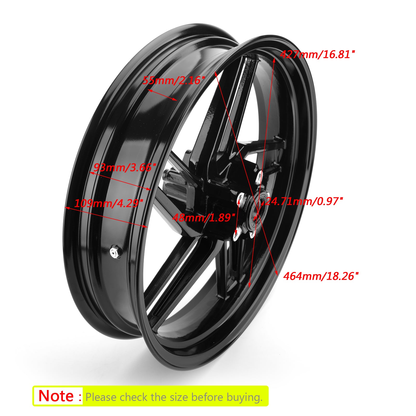 Complete Front Wheel Rim For Ducati 899 959 1199 Panigale Corse 2013-2018