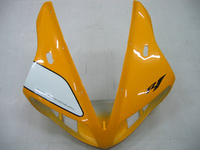 Amotopart 2002-2003 Yamaha YZF 1000 R1 Yellow&White Fairing Kit
