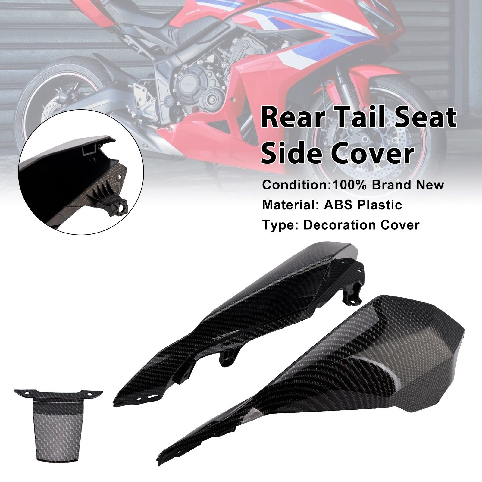 2024-2025 Honda CBR650R CB650R Rear Tail Seat Side Cover Fairing
