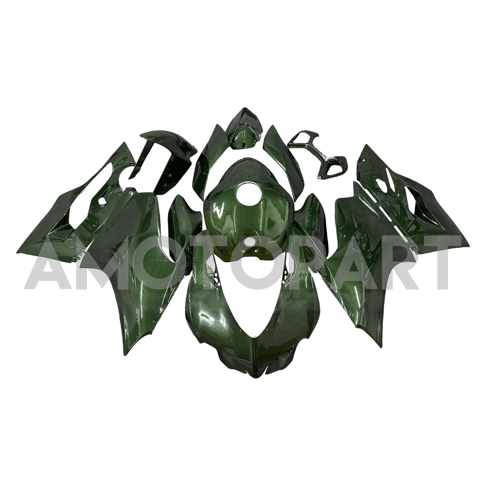 Amotopart 2012-2015 Ducati 1199/899 Glossy Dark Green Fairing Kit