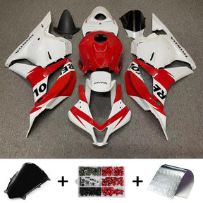 Amotopart 2007-2008 Honda CBR600RR Red White Fairing Kit