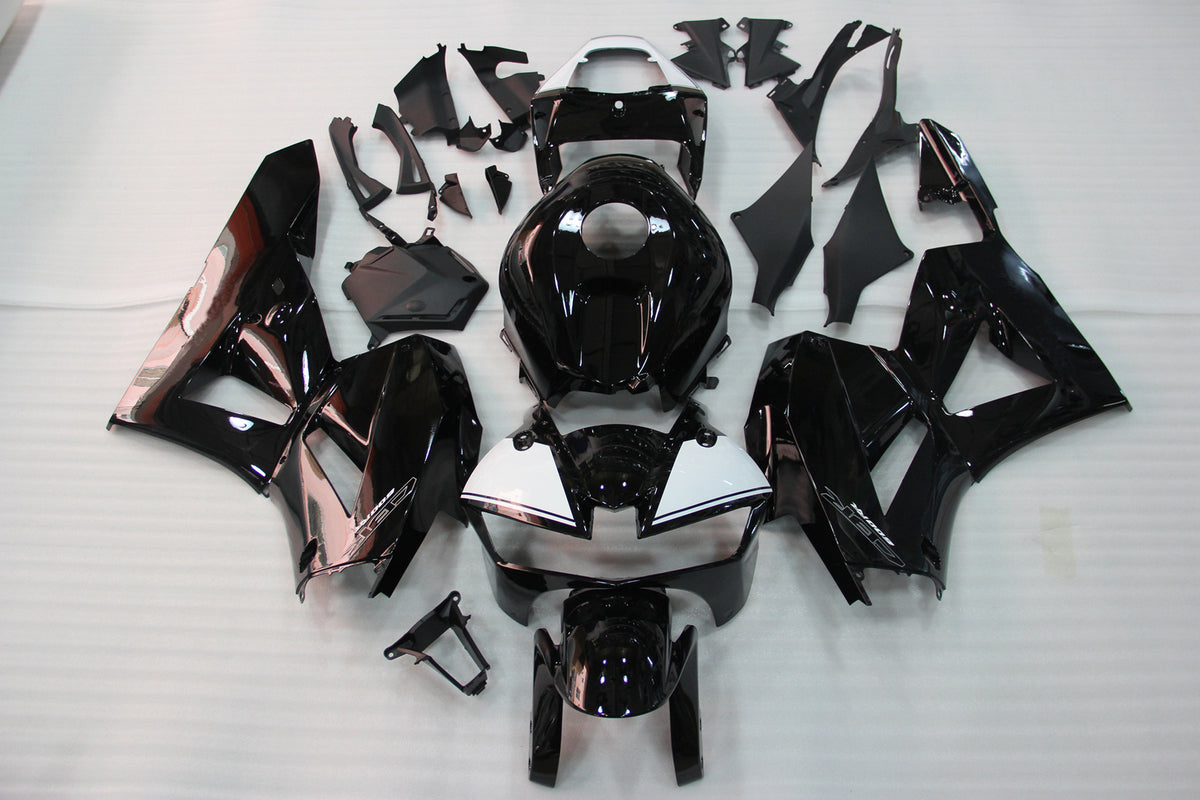 Amotopart 2013–2020 Honda CBR600RR glänzend schwarzes Verkleidungsset