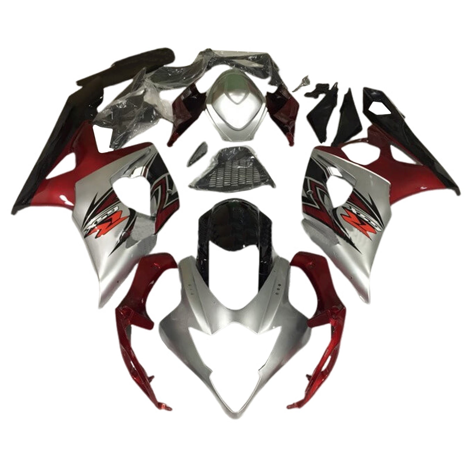 Amotopart 2005-2006 K5 GSXR1000 Suzuki Gre&Red Fairing Kit