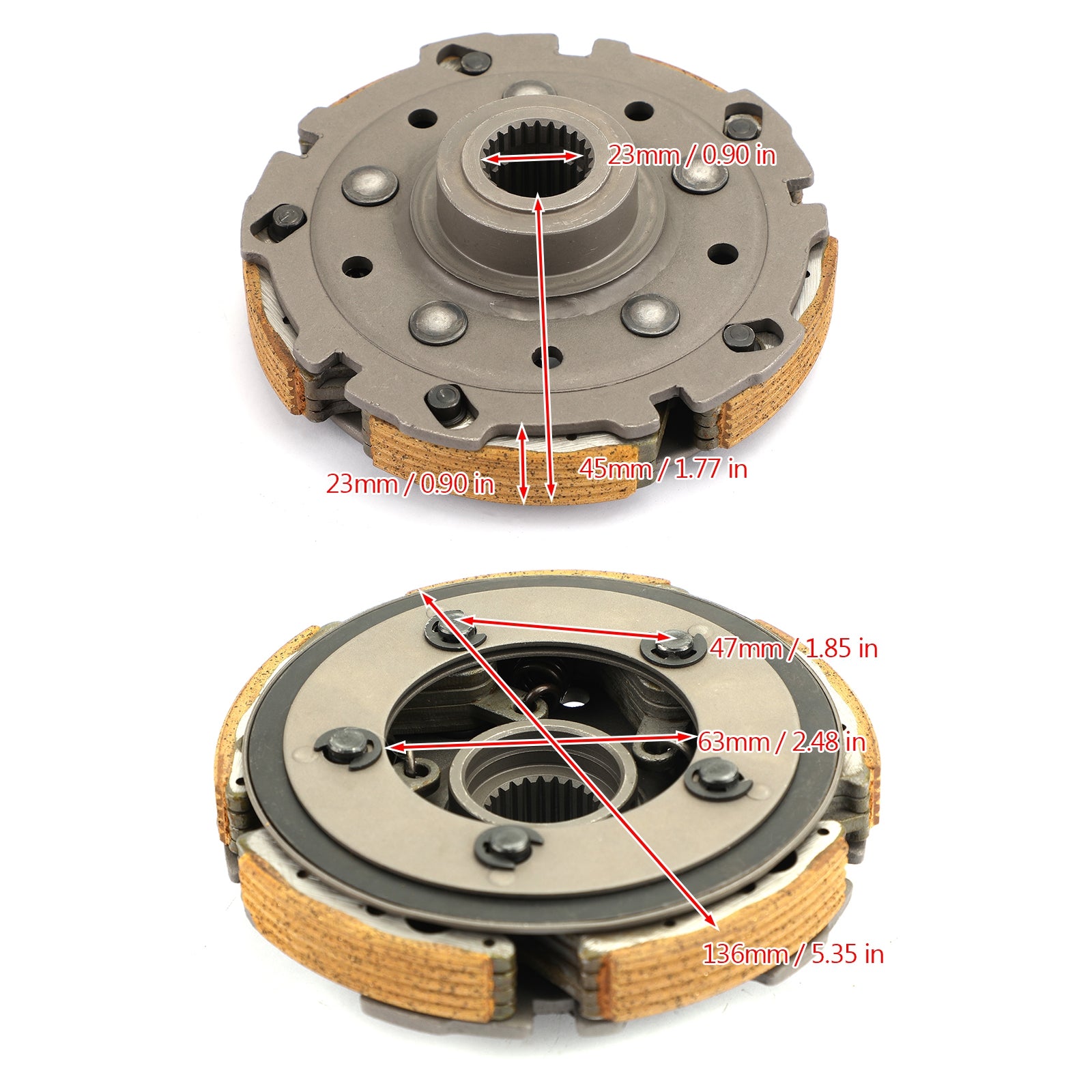 CFMOTO CF188 CF196 X6 X5 500 600 Complete Clutch Shoes Weight Set & Spring