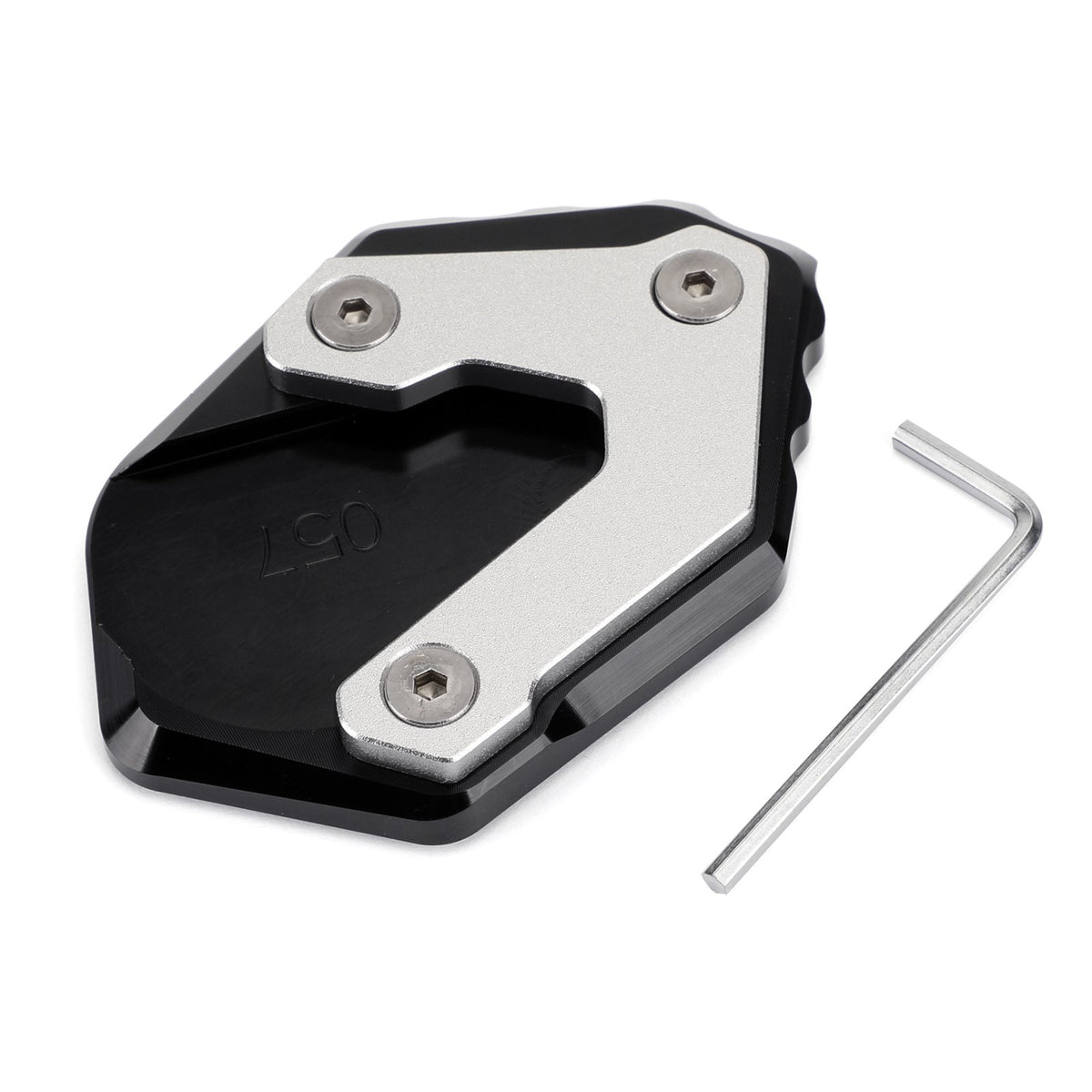 Piastra di ingrandimento del cavalletto di estensione del cavalletto laterale CNC Moto BMW F750GS 2018-2019