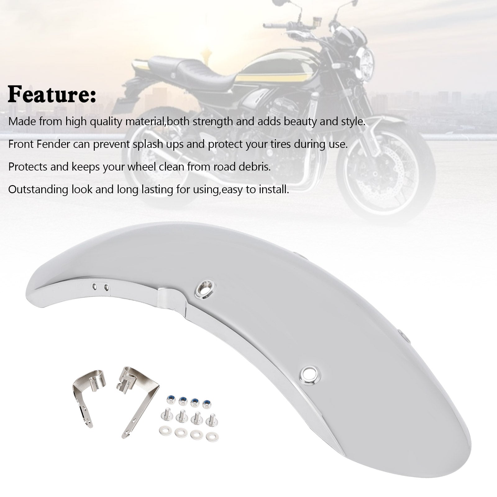 2018-2023 Kawasaki Z900RS Front Fender Mudguard Fairing