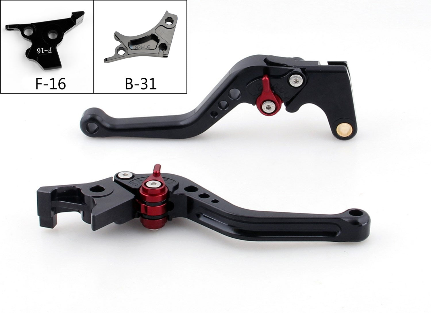 17-18 Kawasaki Short Adjustable Brake Clutch Levers