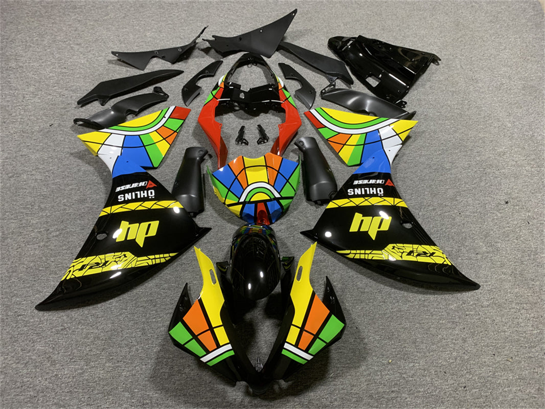 Mehrfarbiges Verkleidungsset von Amotopart für Yamaha YZF 1000 R1 2012–2014